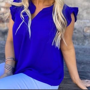 💕Ruffle Sleeve Top💕